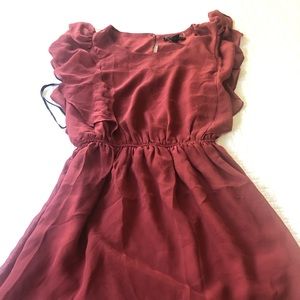 FOREVER 21 Rusty rose sz Small silk like dress